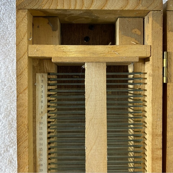 Vintage Blank Glass Microscope Slides In Wooden Box - Picture 8 of 16